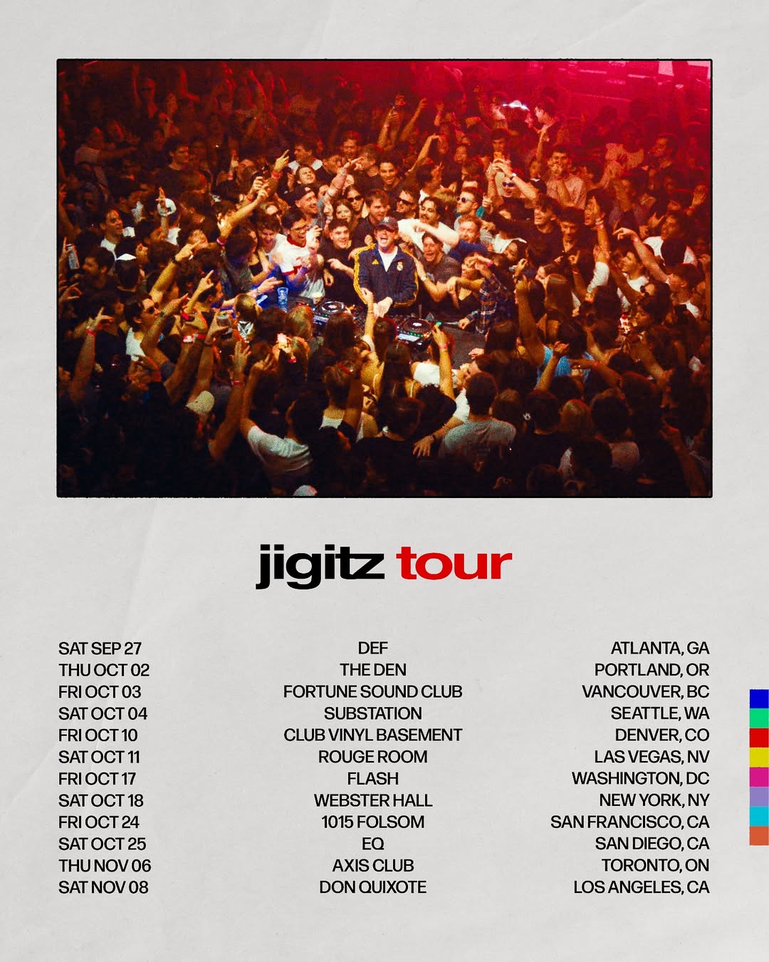 Jigitz Tour Poster 2026